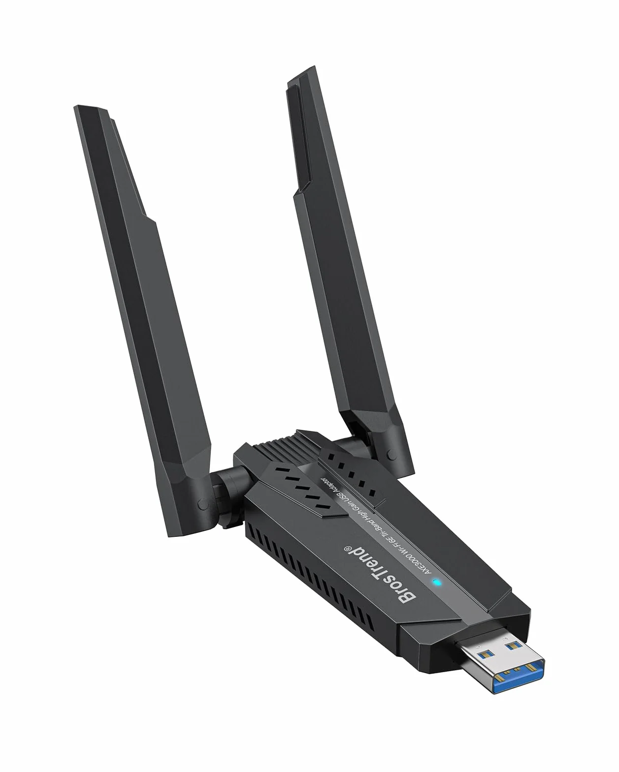 BrosTrend WiFi 6E AXE3000 WLAN Stick Linux Plug & Play für Ubuntu, Fedora, Kali, Mint, Raspberry Pi OS, Manjaro, etc. Tri-Band High Gain USB WLAN Adapter für PC, kompatibel mit Kernel 5.18 und Neuer