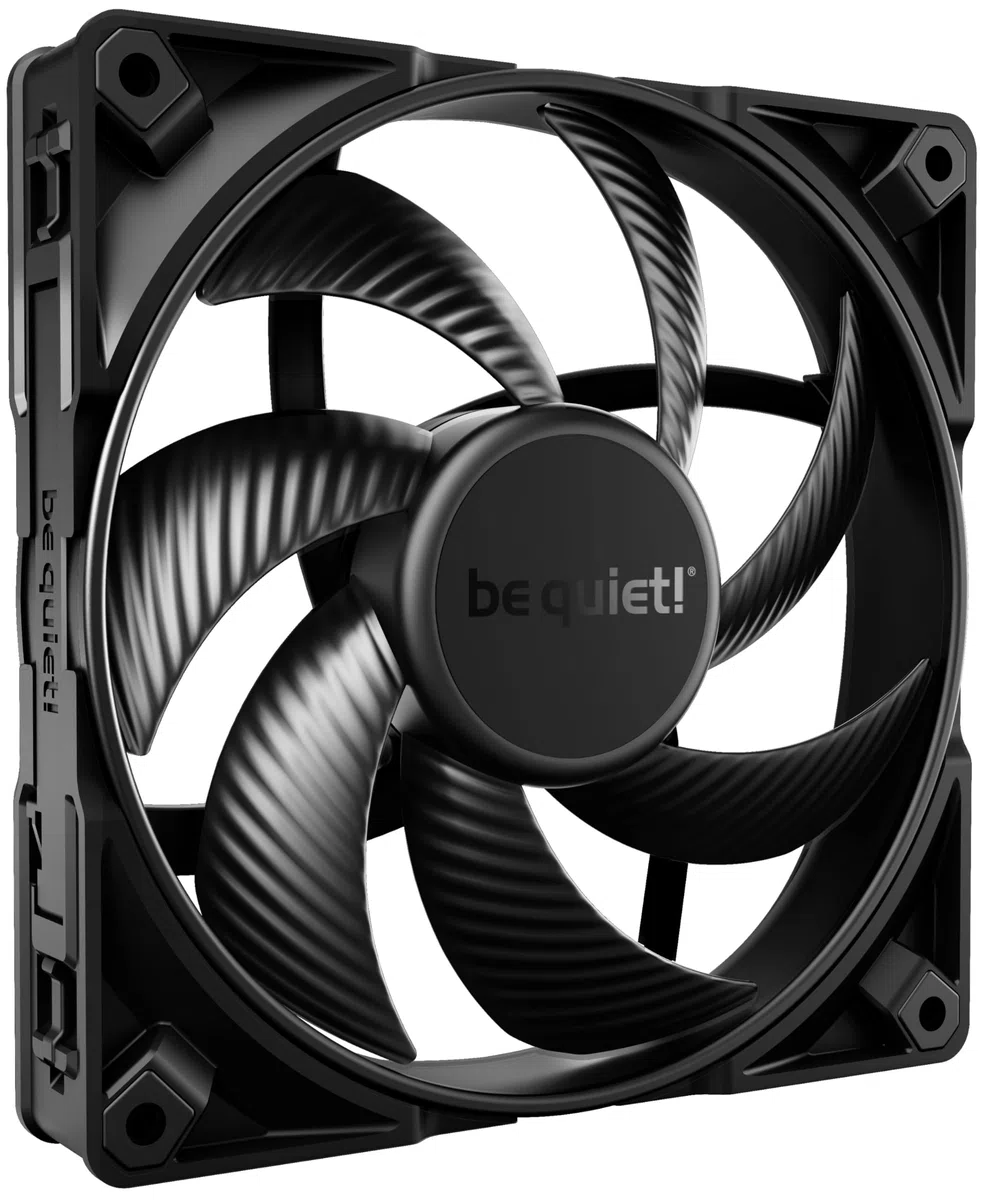 be quiet! Silent Wings Pro 4 140mm PWM Lüfter, optimierte Lüfterblätter, außergewöhnlich hohe Performance, Speed Switch für maximale PWM-Drehzahl, 6-Pol-Lüftermotor Fluid-Dynamic-Lager, Schwarz, BL099