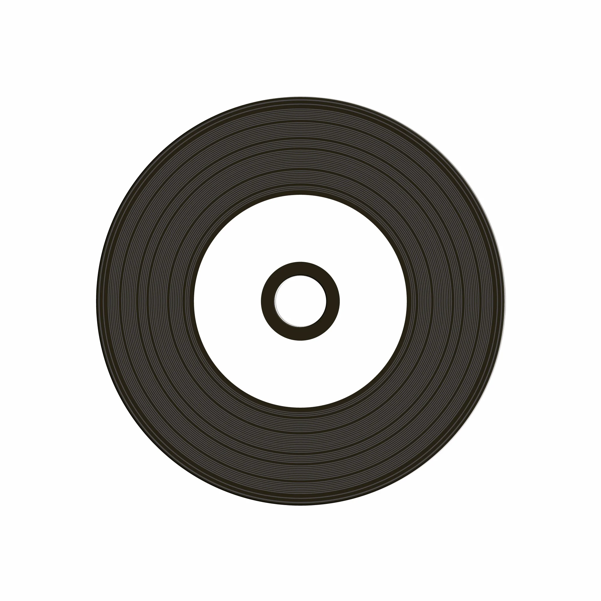 2 x MediaRange MR226 CD-R Rohlinge (100 Stück, 52x High-Speed, 700MB/80 min., Vinyl, Schwarz, bedruckbar)
