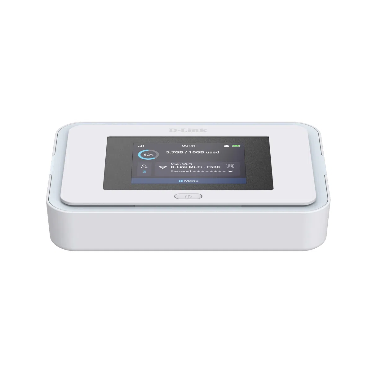 D-Link F530 5G NR AX3000 Wi-Fi 6 Mobiler Hotspot, Tragbarer 5G Router bis 7,01 Gbit/s, 2,4" Touchscreen, 32 Geräte, 5260 mAh Akku, USB-C PD, microSD, SIM-Slot, Reise WLAN Router