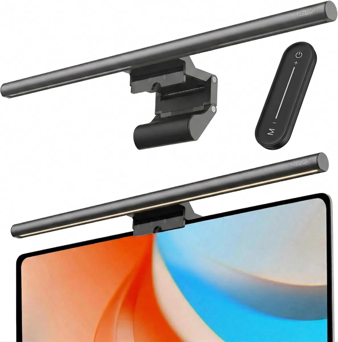 Yeelight Monitor Lampe LED mit Fernbedienung & Touch Control, 40cm Monitor Light Bar mit Anti-blaues Licht, monitor licht Bildschirmlampe USB mit Auto-Dimmen, PC Monitorlampe Büro Lampe