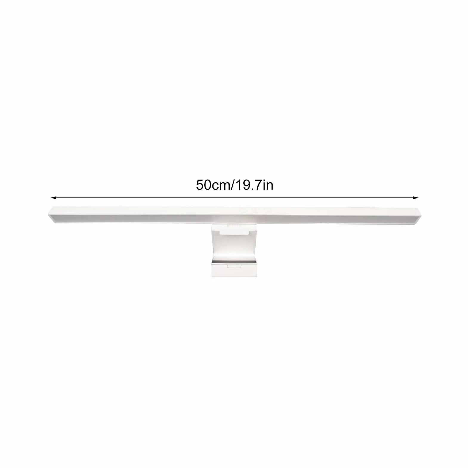 Ejoyous PC Lampe Bar 50cm, LED Laptop Beleuchtung Monitorlampe Kabellose Pc Büro Lampe Computer Bildschirmlampe Clip Verstellbar Helligkeit und Farbtemperatur Anti-blaues (White)