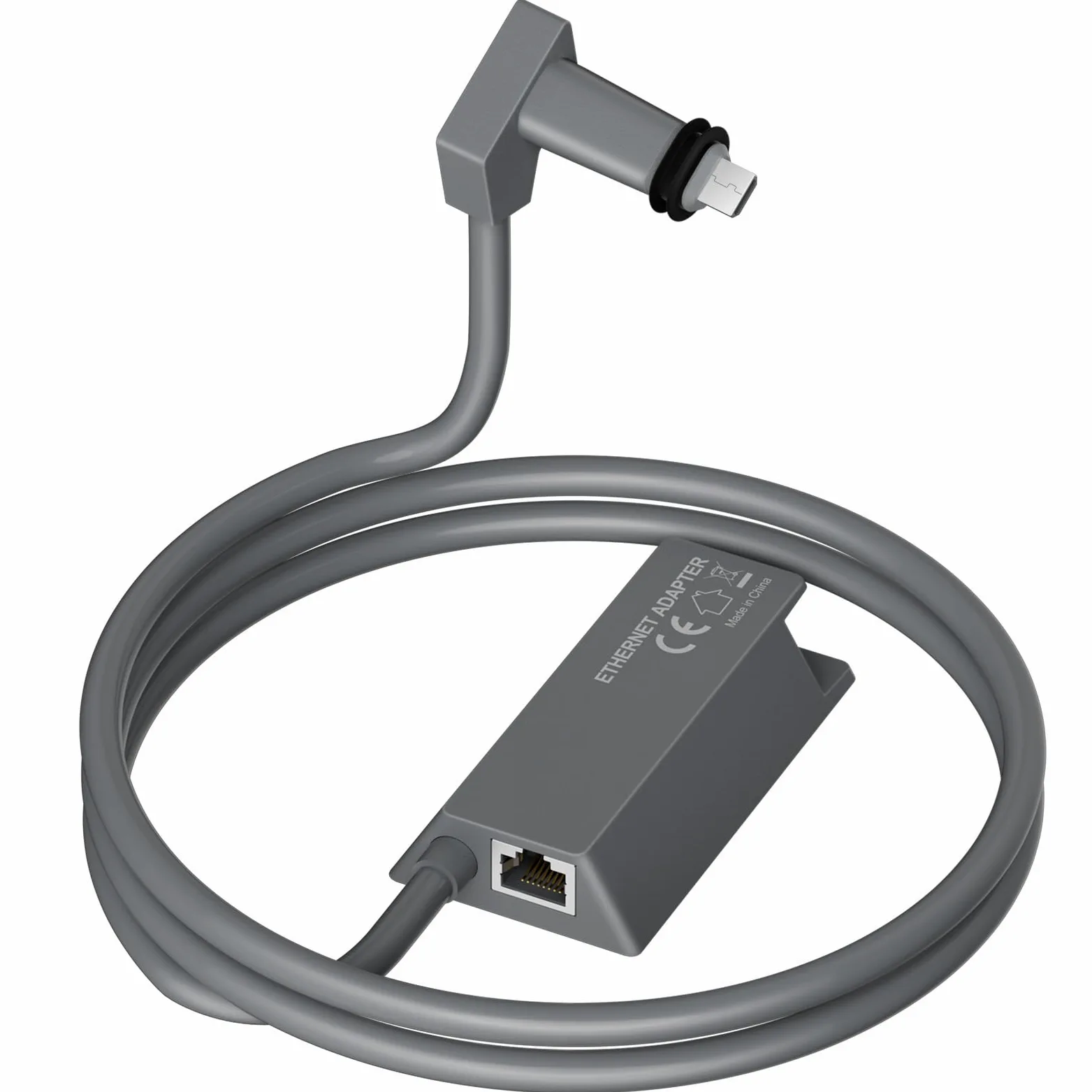 Mwin Ethernet Adapter für Starlink Gen 2, Starlink Zubehör V2 Ethernet-Adapter für Kabelgebundenes Externes Netzwerk, Schnelle und Stabile Verbindung für Satellit Internet Gen 2, Cable Length 89CM