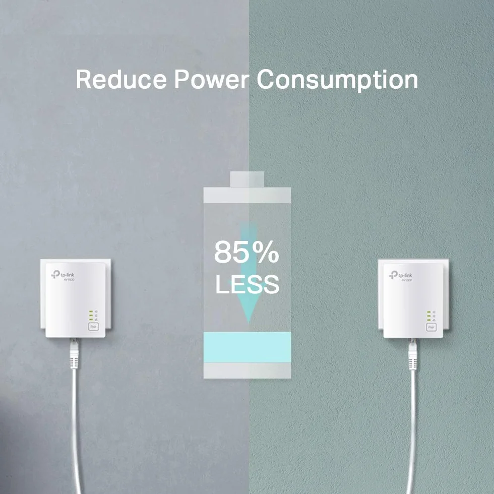 TP-Link Powerline Adapter Set TL-PA717 KIT(1000Mbit/s, Gigabit-Port, Plug&Play, Kompatibel mit Allen HomePlug AV/AV2 Powerline Adaptern, Ideal für Media-Streaming
