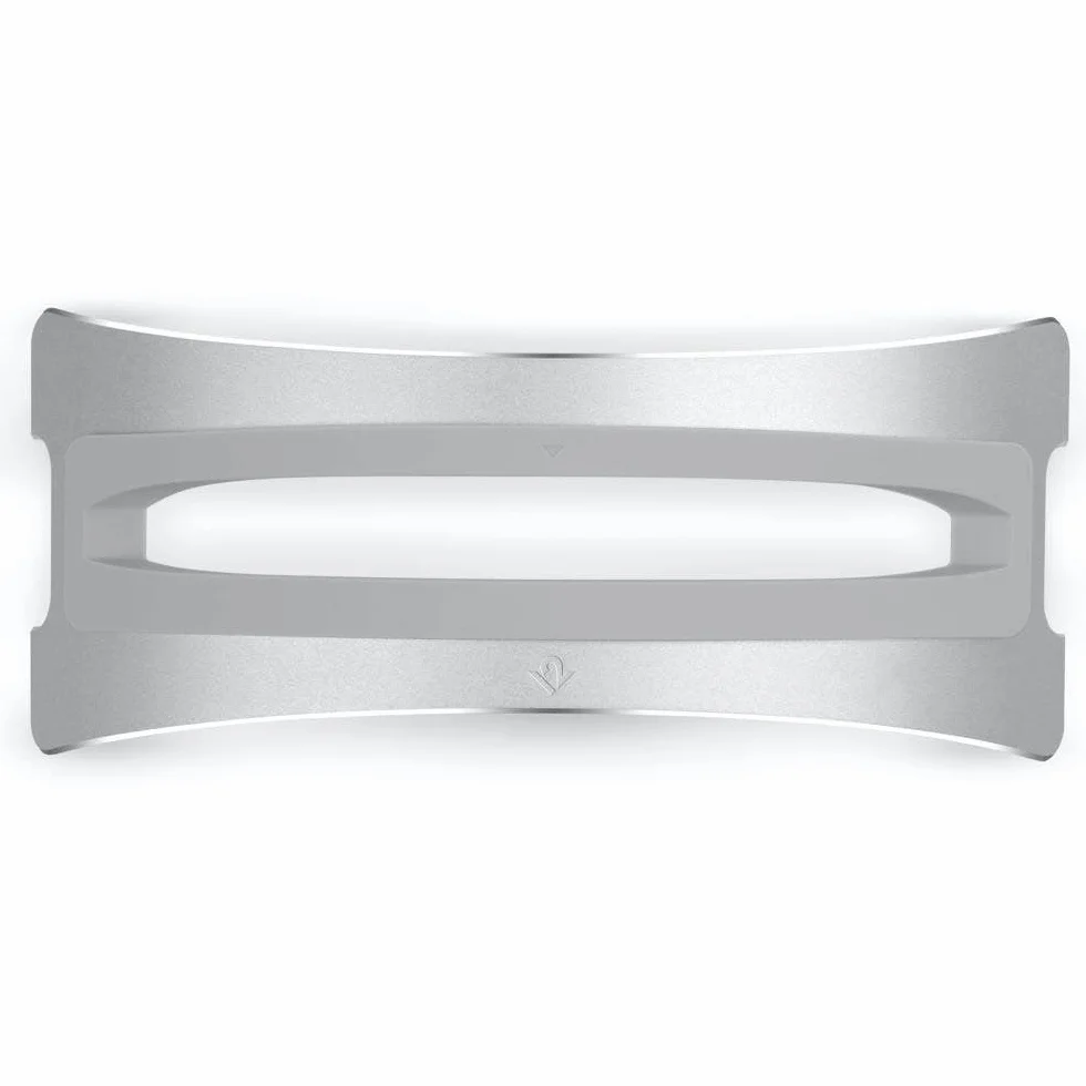 Twelve South BookArc for MacBook | Space-Saving Vertical Stand to Organize Work & Home Office for Apple MacBooks, *Now Compatible with M1 MacBooks* (Silver)