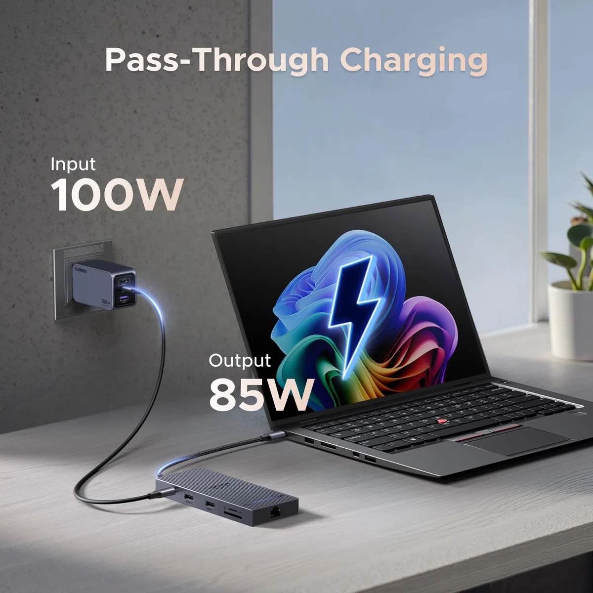 UGREEN Revodok Pro 2102 10Gbps USB C Hub 2 HDMI Ethernet Adapter USB C Docking Station Dual 4K@60Hz Display mit USB 3.2 Ports, PD 100W Schnellladen, SD/TF Kartenleser