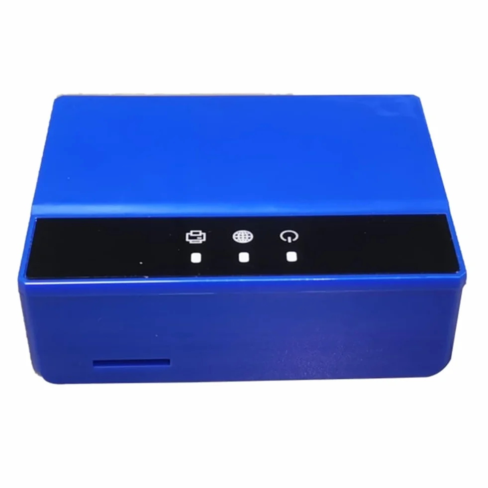 ISTOVO WiFi-Ethernet-Bluetooth-Druckserver, Verwandeln Sie Ihren USB-Drucker in Einen Kabellosen Drucker. EU-STECKER