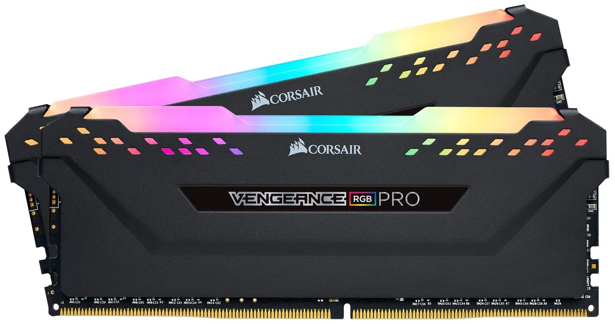 CORSAIR Vengeance RGB PRO DDR4 RAM 32GB (2x16GB) Bis zu 3600MHz CL18-22-22-42 1.35V Intel AMD Desktop-Computer-Speicher – Schwarz (CMW32GX4M2Z3600C18)