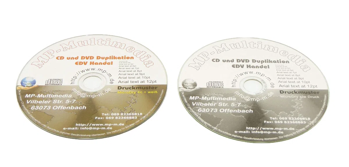 Waterproof High-Glossy DVD-R Rohlinge 4,7 GB Inkjet Printable Nanokeramik Hochglanz Weiß Wasserfest Bedruckbar - 25er Cake Box