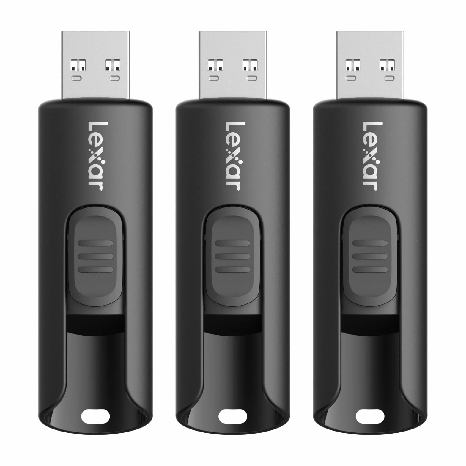 Lexar 64GB 3er-Pack Flash-Laufwerk A30E USB 3.2 Gen 1, USB-Laufwerk mit bis zu 100MB/s, Speichererweiterung und -sicherung für PC- und Mac-Systeme