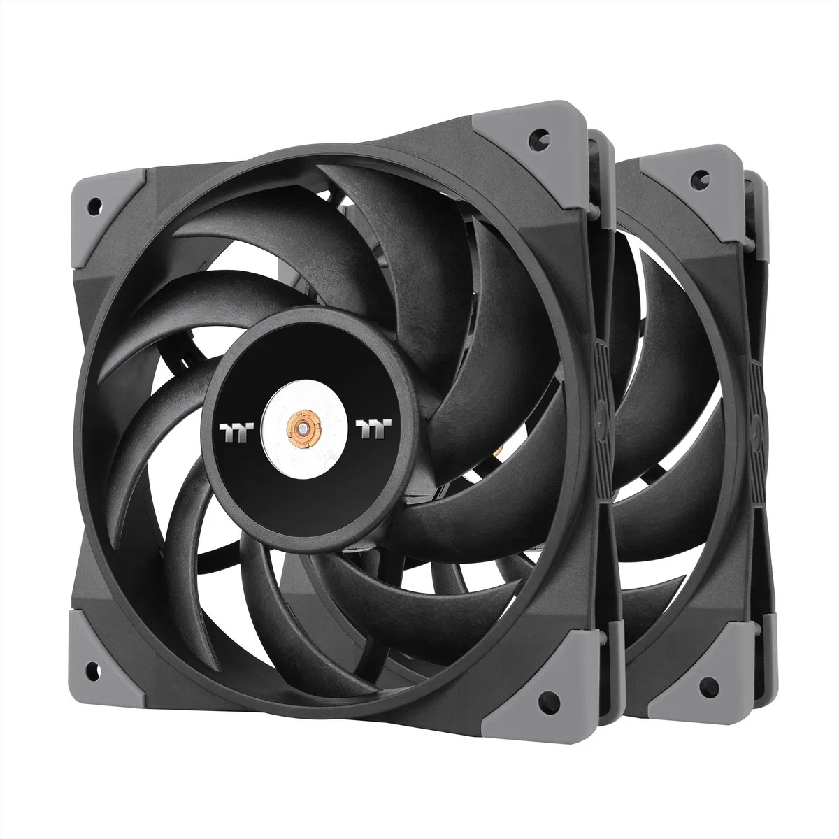 Thermaltake Toughfan 12 High Static Pressure Radiator 120mm (2-Pack) Computer Case Fan - Schwarz
