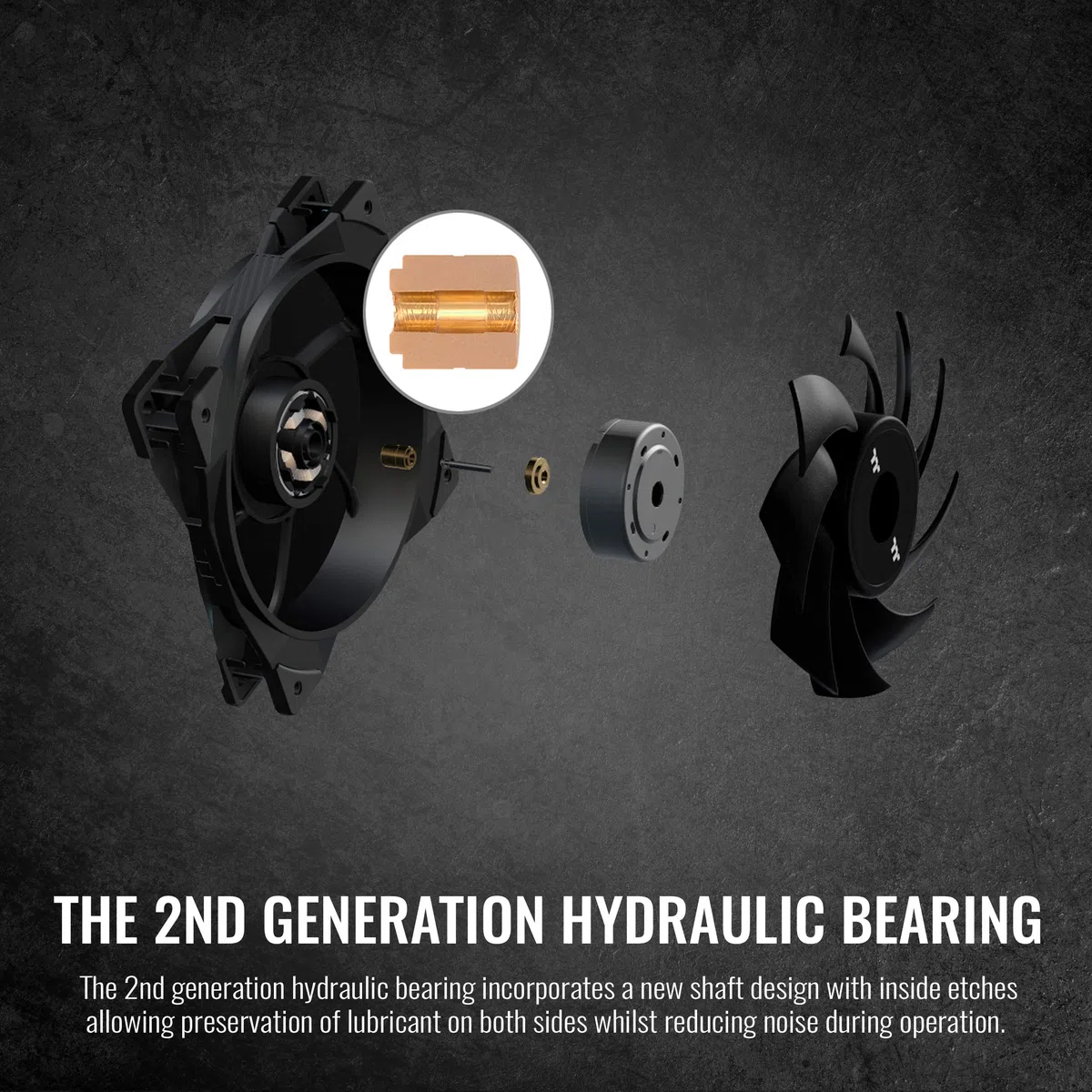 Thermaltake Toughfan 12 High Static Pressure Radiator 120mm (2-Pack) Computer Case Fan - Schwarz