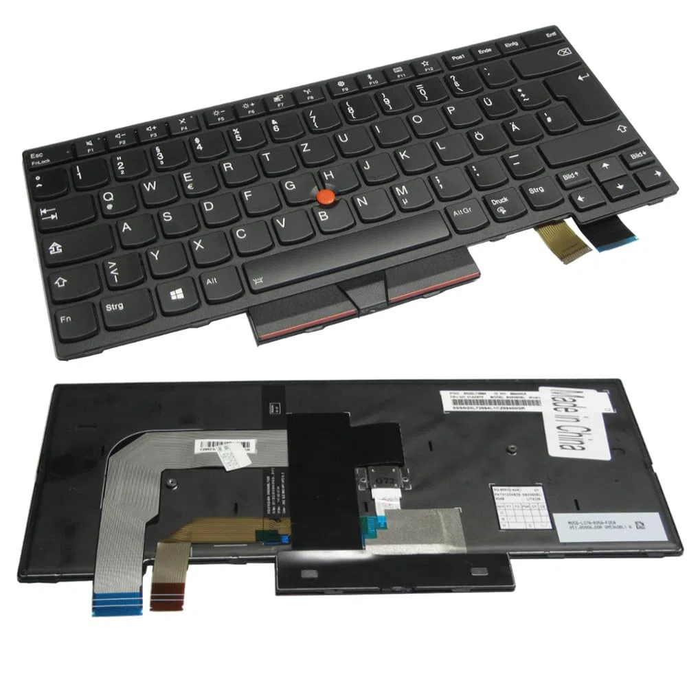 Trade-Shop Original Laptop Tastatur kompatibel mit Lenovo ThinkPad T470 T480 ersetzt 01AX376 01HX488 01HX471 01AX499 01AX581 01HX351 01AX502 01AX540 01HX511 - mit Backlight