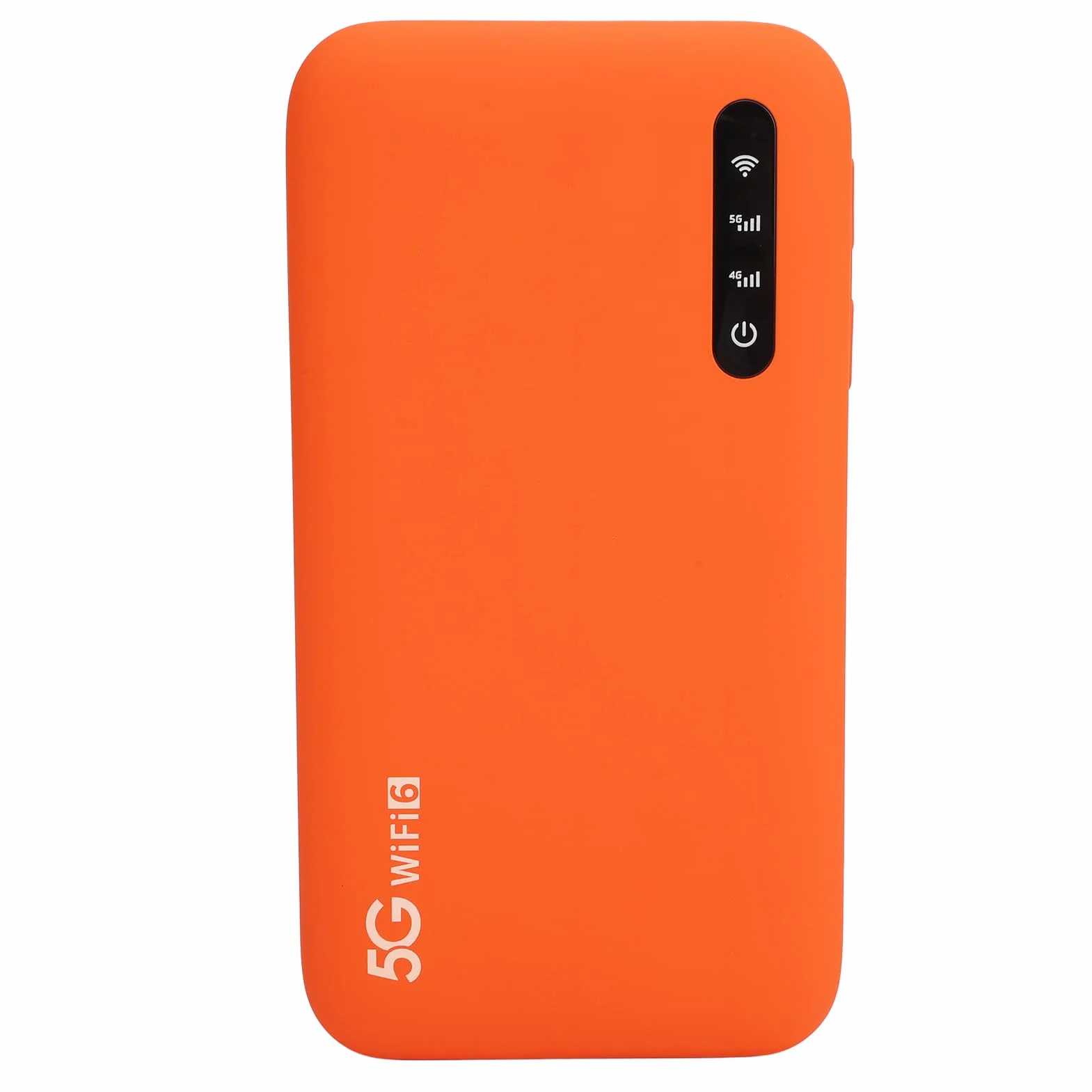 Tragbarer 5G-WLAN-Hotspot, 2,4 GHz 5,8 GHz WiFi 6, Mobiler Hotspot mit SIM-Kartensteckplatz, 16 Gemeinsame Geräte, 6100 MAh, Reise-WLAN-Gerät für Telefone, Laptops, Tablets