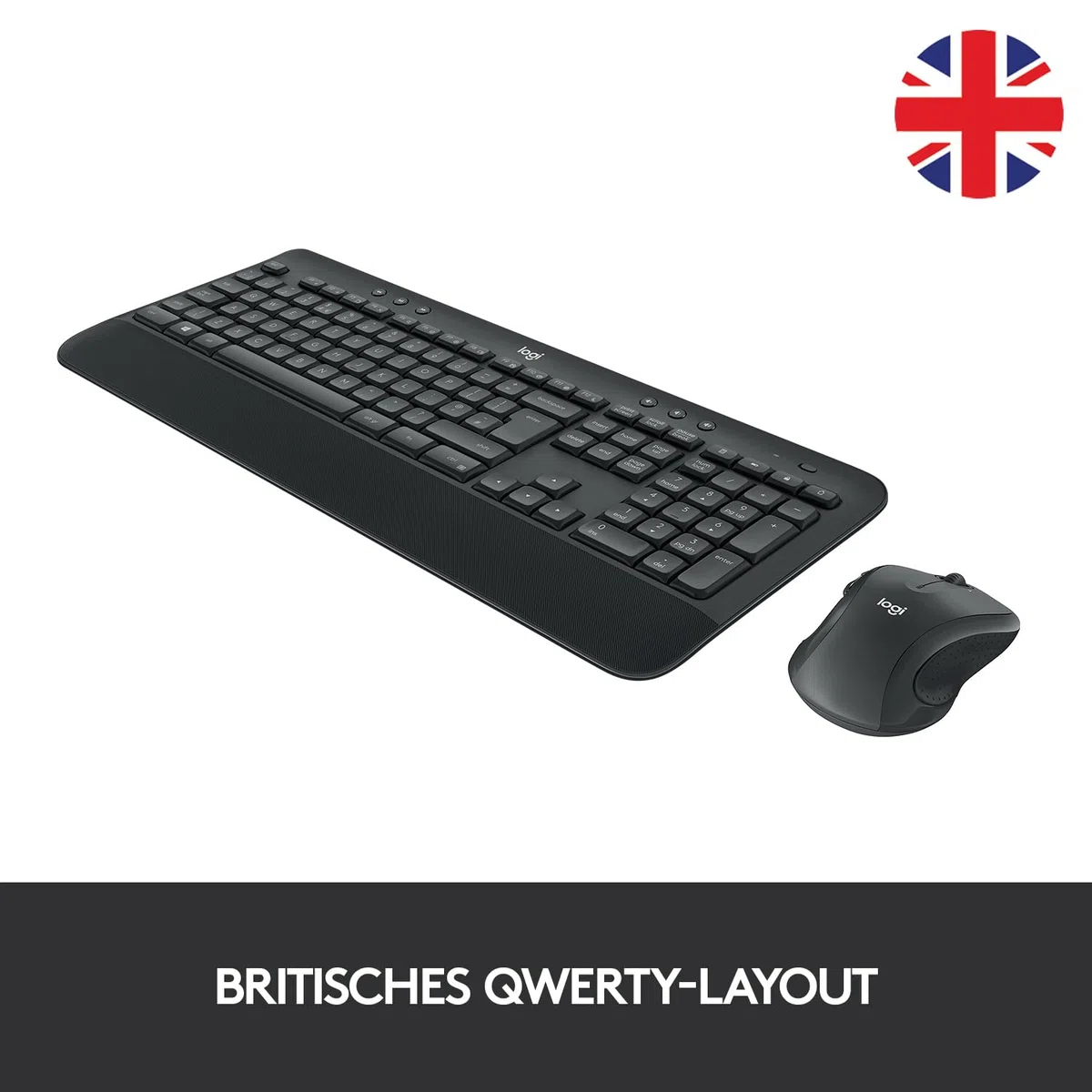 Logitech MK545 Advanced Tastatur-und-Maus-Set kabellos 2,4 GHz Deutsch