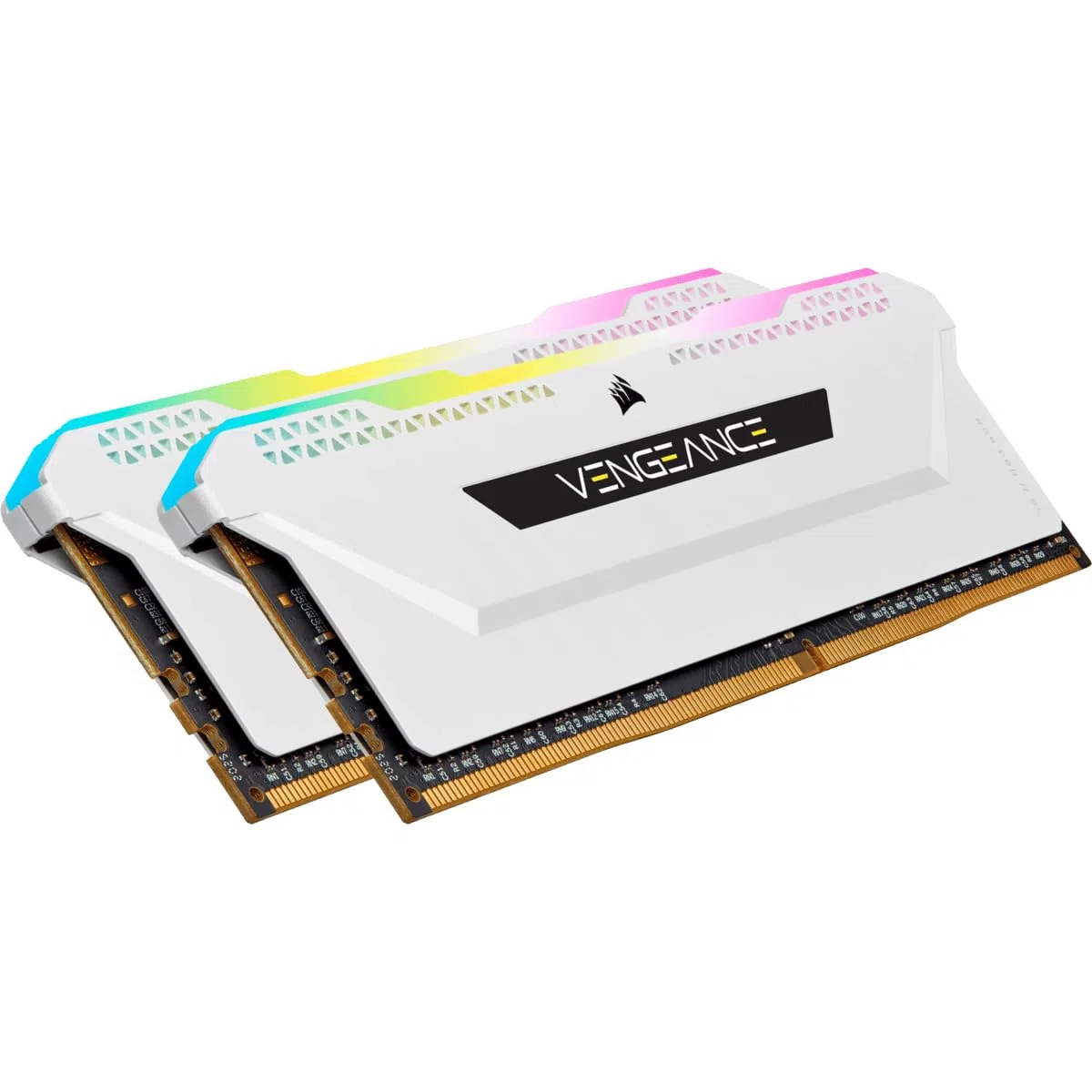Corsair Vengeance RGB PRO SL 32GB (2x16GB) DDR4 Bis zu 3200MHz (PC4-25600) C16 1.35V Desktop Memory - Weiß