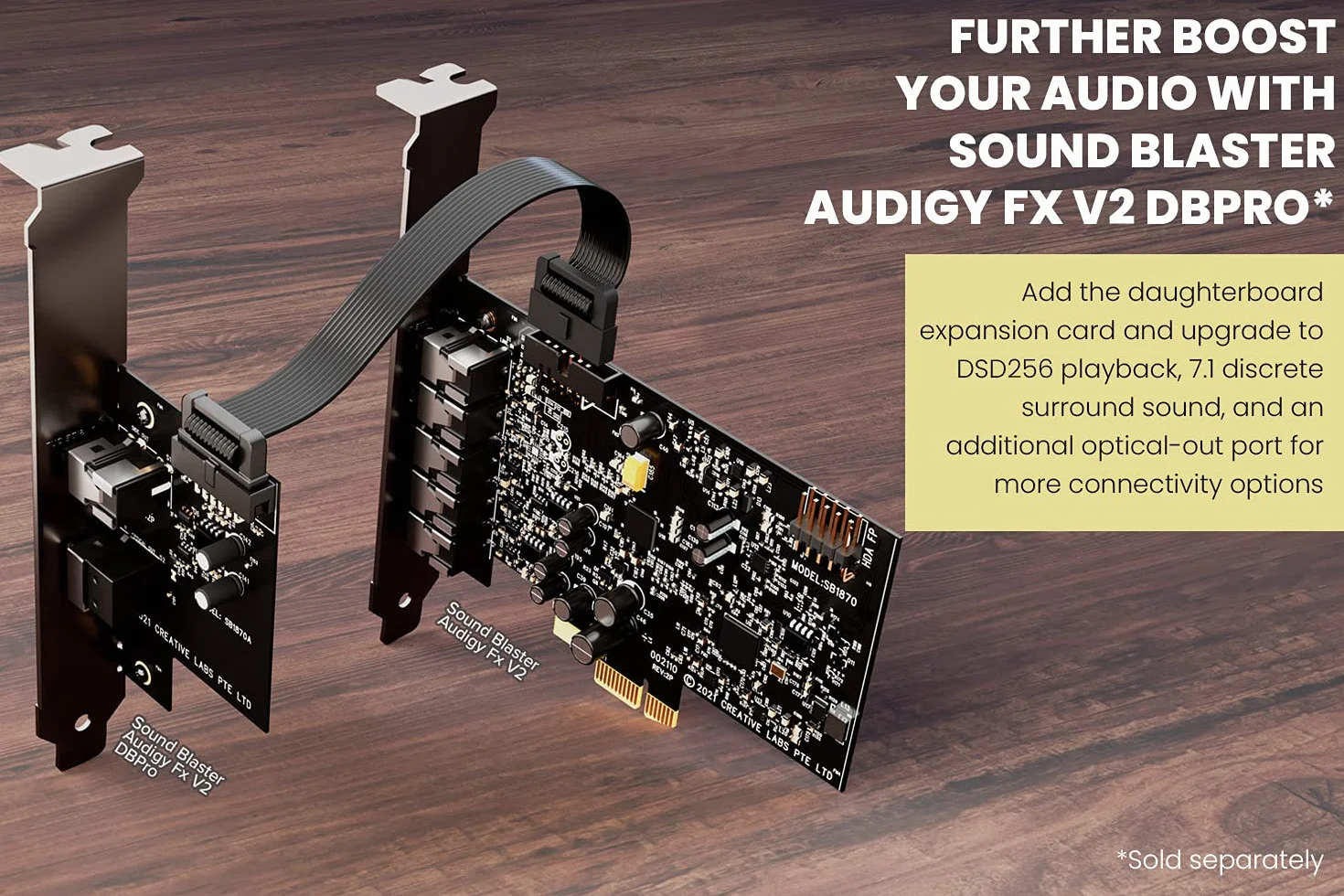 Creative Sound Blaster Audigy Fx V2 Aufrüstbare hochauflösende interne PCI-e-Soundkarte mit diskretem 5.1-Sound und virtuellem Surround, Scout Mode, SmartComms Kit für PC