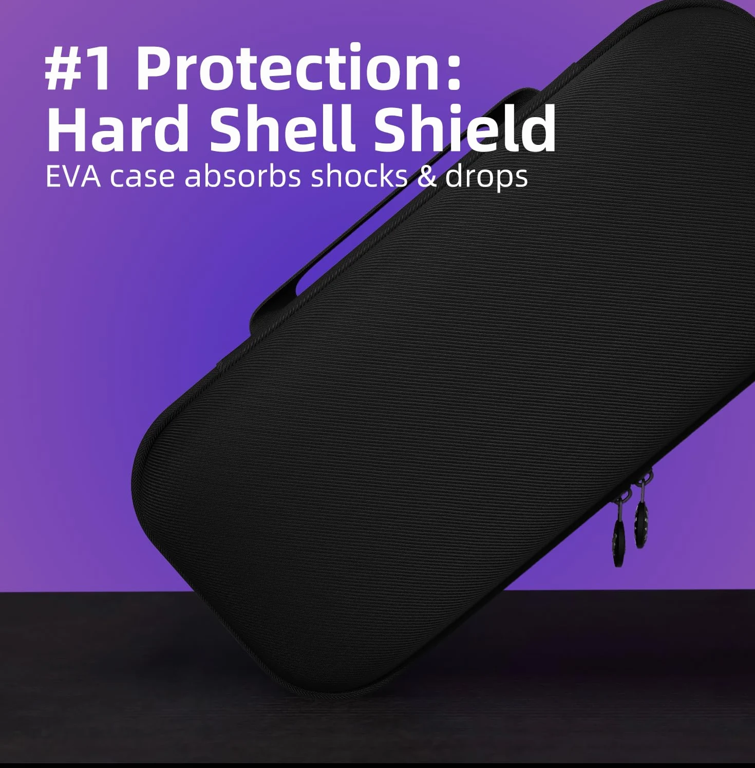 SAVAGE RAVEN by Skull & Co. Maxcarry Case for Nintendo Switch 2: Portable Hard Shell Protective Travel Carrying Case with Storage for NeoGrip and StandGrip, GripCase & Accessories (Black)