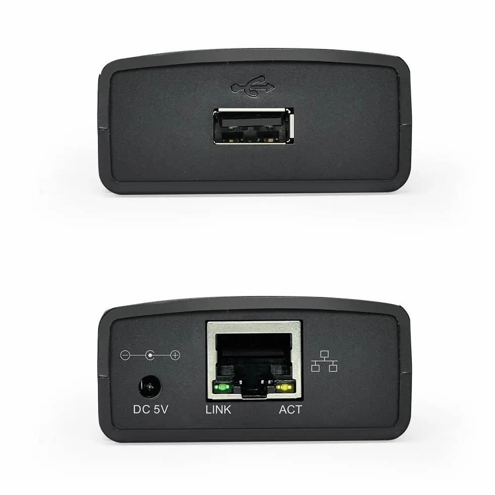 WAVLINK Druckerserver Printserver USB 2,0 auf 10/100Mbps Ethernet Netzwerk Printserver für Windows